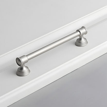 Classic Round Bar Cabinet Pulls with Flared Ends
