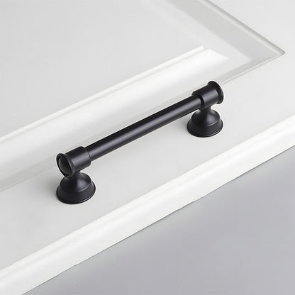 Classic Round Bar Cabinet Pulls with Flared Ends
