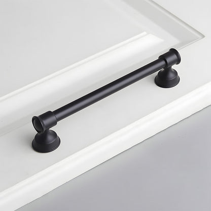 Classic Round Bar Cabinet Pulls with Flared Ends