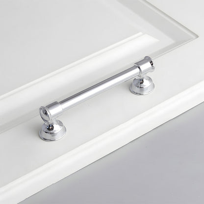 Classic Round Bar Cabinet Pulls with Flared Ends