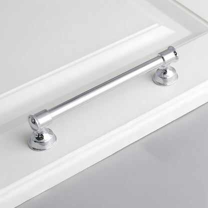 Classic Round Bar Cabinet Pulls with Flared Ends