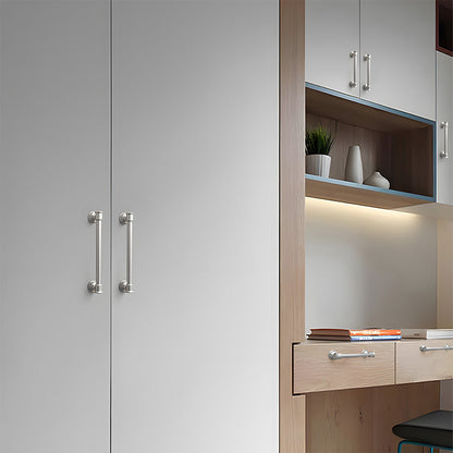 Classic Round Bar Cabinet Pulls with Flared Ends