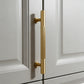 Vintage Lined Aged Bronze Brass Cabinet Pulls