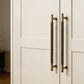 Vintage Lined Aged Bronze Brass Cabinet Pulls