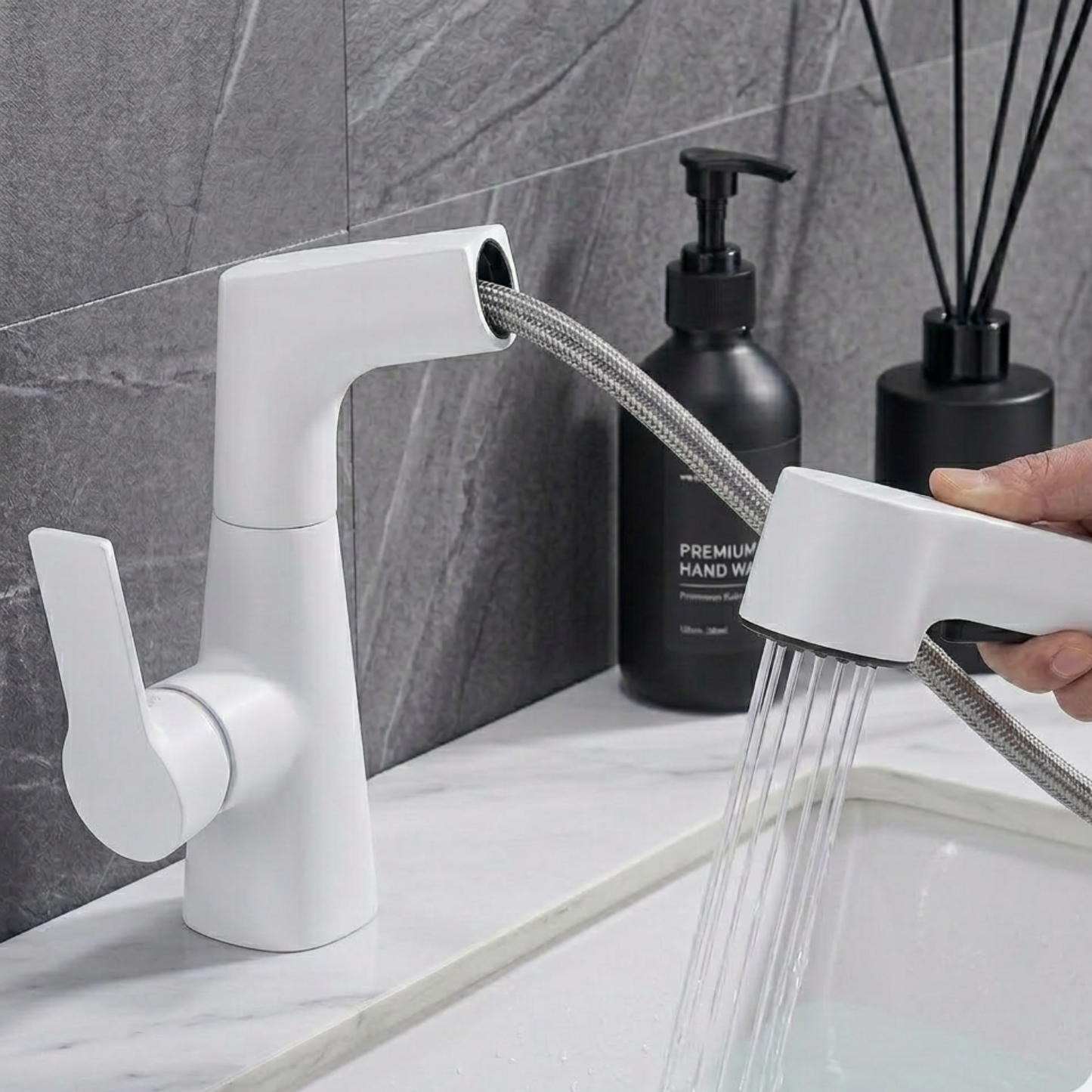 Rotiva 360° Pull-Out Stainless Steel Sink Faucet
