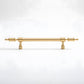 Gold Brass Turned Bar Cabinet Pulls and Knobs