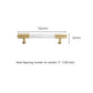 Transparent Acrylic Cabinet Drawer Dresser T-Bar Handles