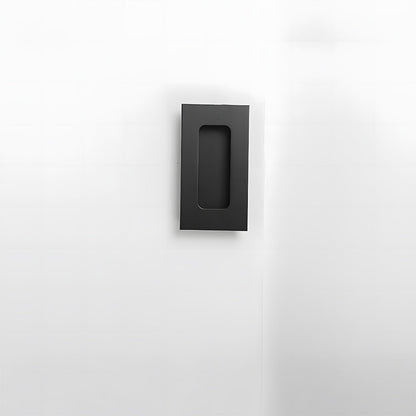 Rectangular Aluminum Recessed Finger Pulls