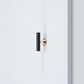 Black Round Bar Cabinet Pulls with Gold-Tone Posts