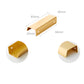 Gold Brass Embedded Edge Pulls for Cabinets and Drawers