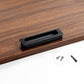 Low-Profile Recessed Finger Pull Cabinet Handles