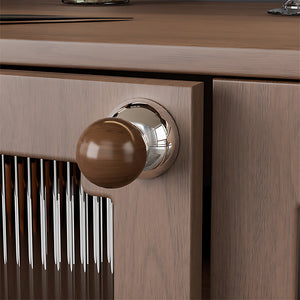 Solid Wood Suction Cup Cabinet Knob Door Hook