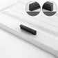 Black Finger Edge Cabinet Pulls, Aluminum Alloy