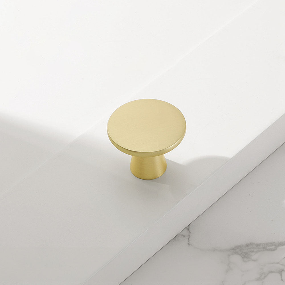 Slim Round Bar Cabinet Pulls and Knobs for Vanities