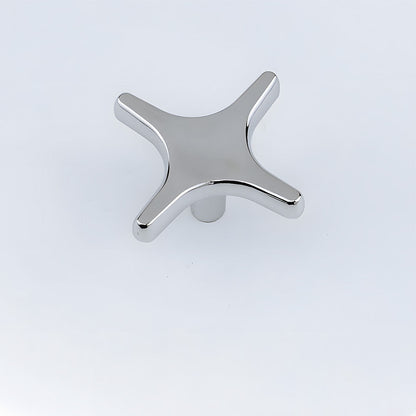 Modern Zinc Alloy Star Cross Cabinet Knobs