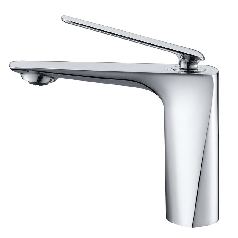 Florenza Modern High-Arc Single-Handle Vessel Sink Bathroom Sink Faucet