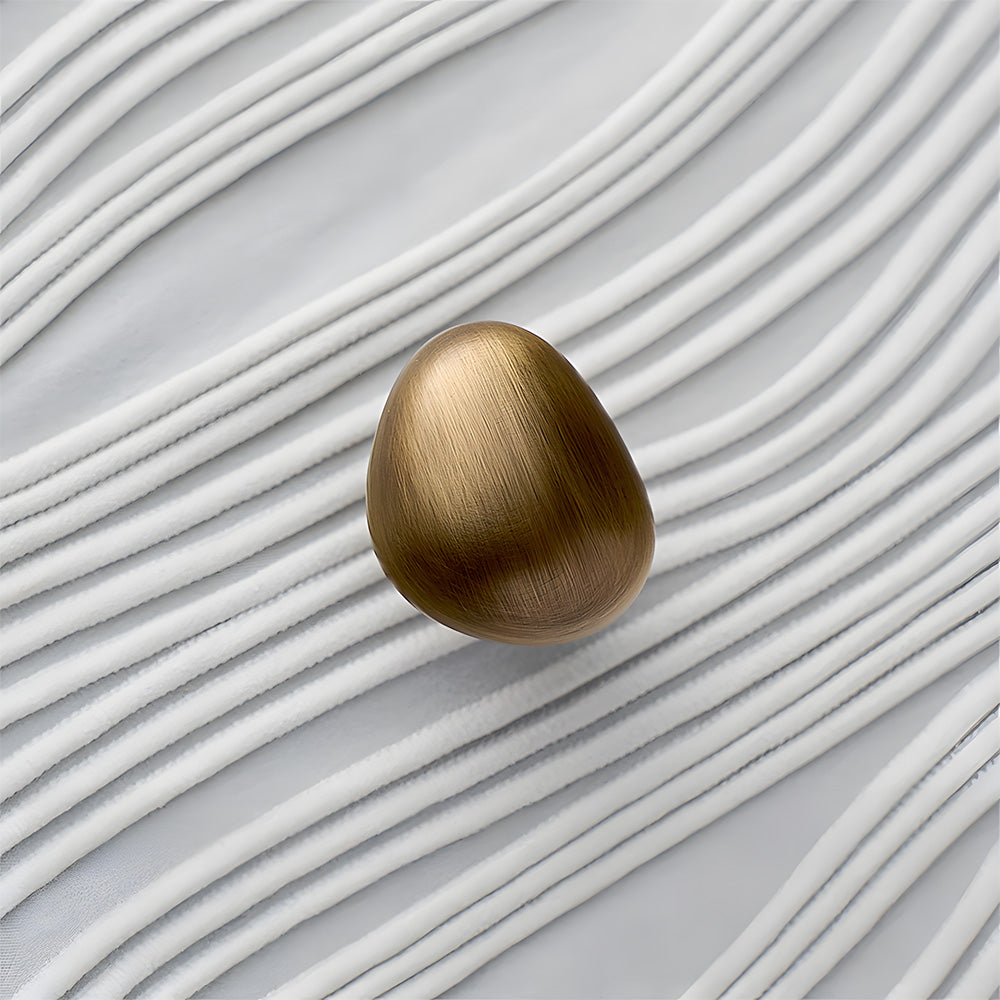 Organic Pebble Mushroom Cabinet Knobs