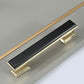 Two-Tone Black and Gold Cabinet Pulls and Knobs for Wardrobes