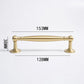 Brushed Brass Round Bar Cabinet Pulls and Knobs