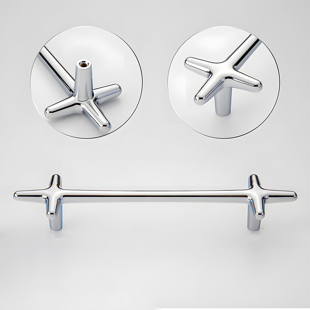 Modern Star Cross Cabinet Pulls and Knobs