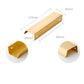 Gold Brass Embedded Edge Pulls for Cabinets and Drawers