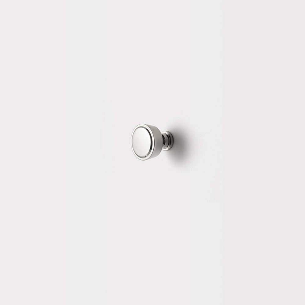 Slim Round T-Bar Cabinet Pulls and Knobs for Wardrobes