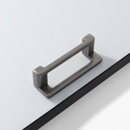 Modern Zinc Alloy Rectangular Cabinet Pulls