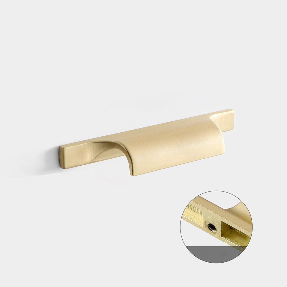 Low-Profile Finger Pulls for Wardrobes and Drawers