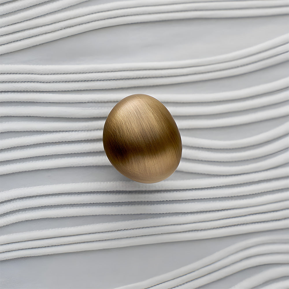 Organic Pebble Mushroom Cabinet Knobs
