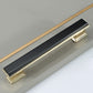 Two-Tone Black and Gold Cabinet Pulls and Knobs for Wardrobes