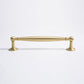 Brushed Brass Round Bar Cabinet Pulls and Knobs