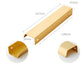 Gold Brass Embedded Edge Pulls for Cabinets and Drawers