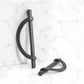 Brushed Gray Half Moon Cabinet Pulls and Drawer Handles