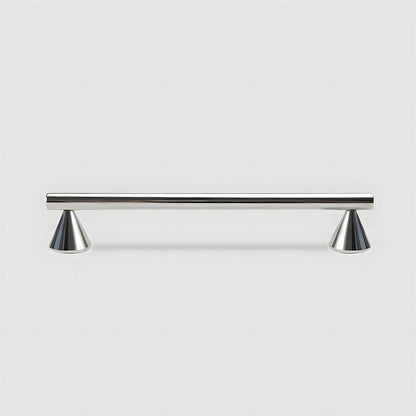 Brass Cabinet Pulls and T-Knobs with Cone Bases