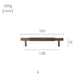 Striped T-Bar Cabinet Handles and Drawer Pulls