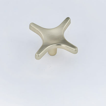 Modern Zinc Alloy Star Cross Cabinet Knobs