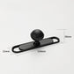 Textured Brass Cabinet Handles and Knobs in Gold / Black