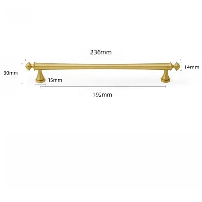 Traditional Brass Cabinet Pulls and T-Knobs