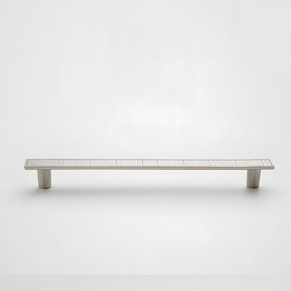 Grid-Textured Cabinet Pulls and Square Knobs