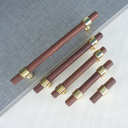 Solid Wood Walnut Furniture Pulls