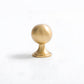 Gold Brass Turned Bar Cabinet Pulls and Knobs