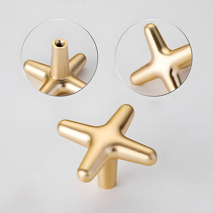 Modern Star Cross Cabinet Pulls and Knobs