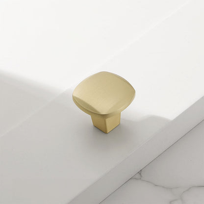 Square Cabinet Pulls and Knobs in Zinc Alloy