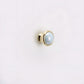 Colorful Ceramic Cabinet Pulls and Knobs with Gold-Tone Trim
