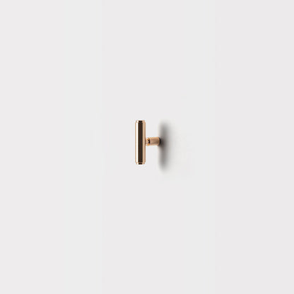 Slim Round T-Bar Cabinet Pulls and Knobs for Wardrobes