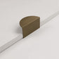Modern Half Moon Kitchen Cabinet Edge Pulls