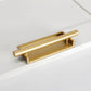Art Deco Recessed Cabinet Pulls with Round Bar Handle