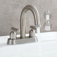 3-hole 2-handle Hot And Cold Bathroom Basin Faucet