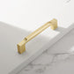 Square Cabinet Pulls and Knobs in Zinc Alloy
