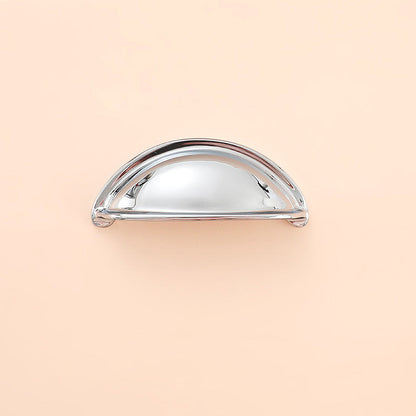 Half-Round Brass Cabinet Cup Pulls for Drawers